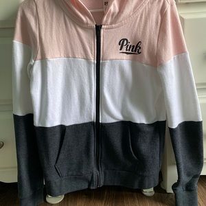 PINK zip up hoodie